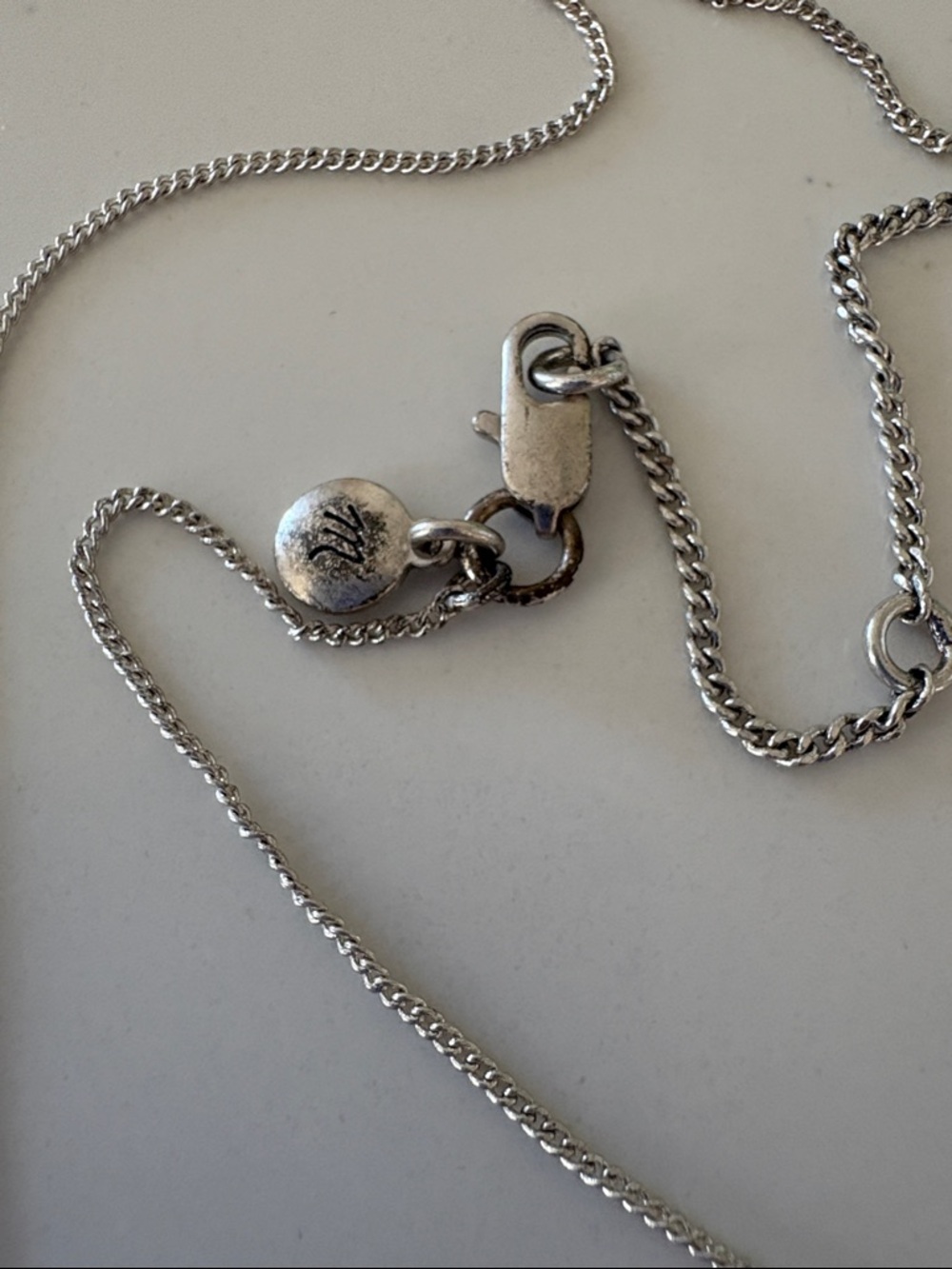 Madewell Silver Arrow Pendant Chain Necklace - Picture 3 of 3